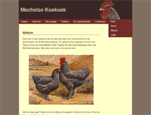 Tablet Screenshot of mechelsekoekoek.com